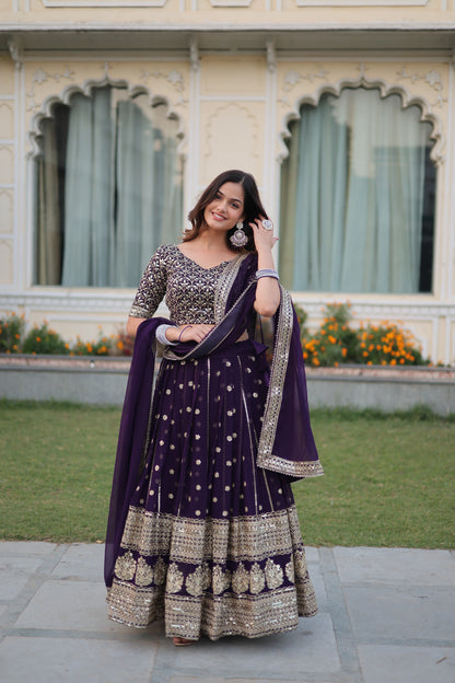 THE ELEGANCE BEAUTIFUL LEHENGA CHOLI WITH DUPATTA SET