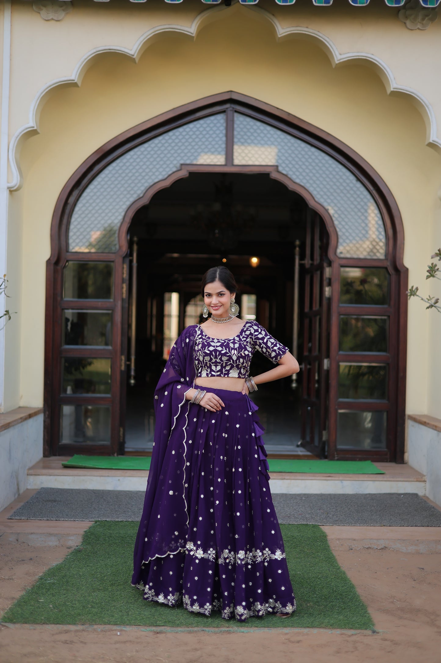 THE PERFECT DESIGNER BEAUTIFUL LEHENGA CHOLI WITH DUPATTA SET