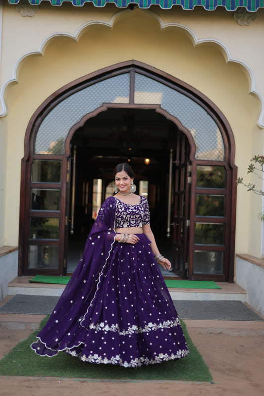 THE PERFECT DESIGNER BEAUTIFUL LEHENGA CHOLI WITH DUPATTA SET