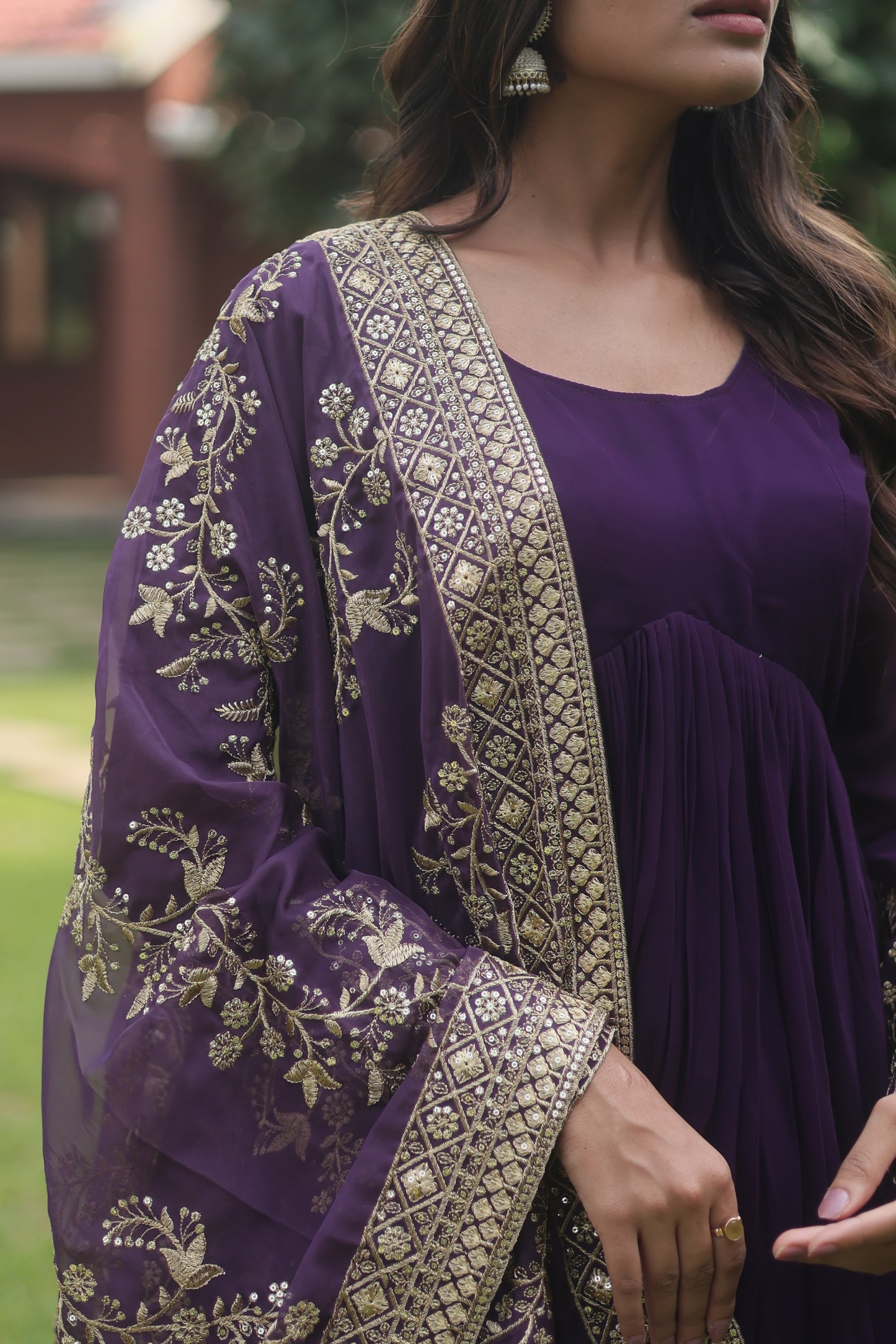 THE ELEGANCE OF MULTI-SEQUINS EMBROIDERY WORK GOWNS WITH DUPATTA COLLECTION